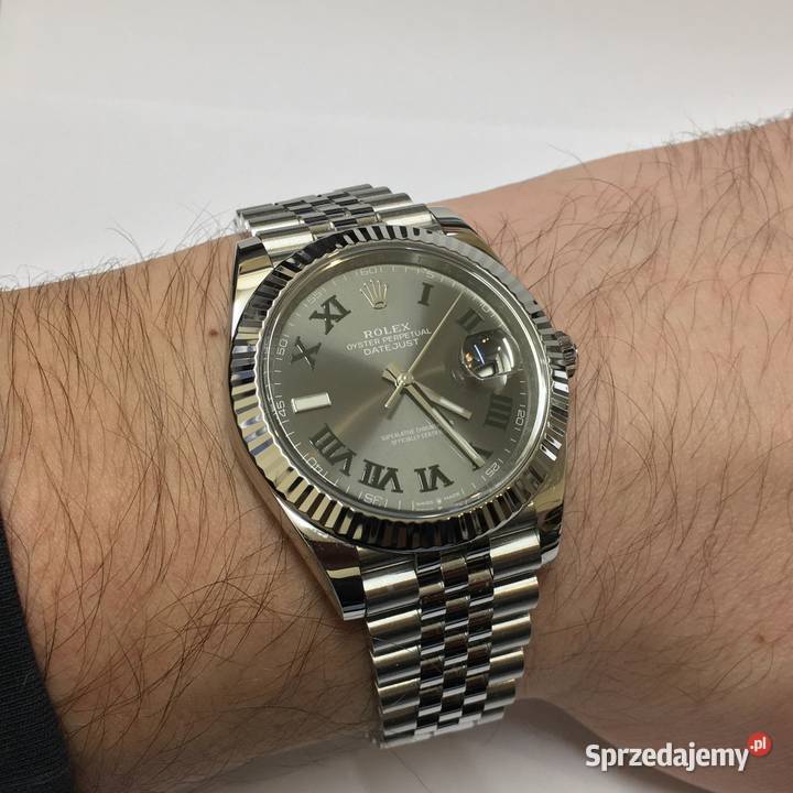 Rolex Datejust 41 126334 Wimbledon Jubilee Szary Męskie