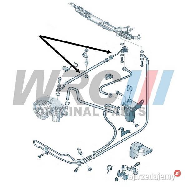 Wąż przewód wspomagania Audi A4 B6 B7 1618T 20