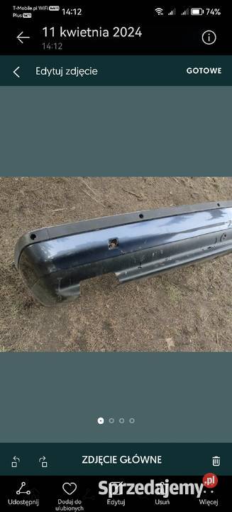 Zderzak tył BMW e38 fjordgraumetallic osobowe Żory sprzedam