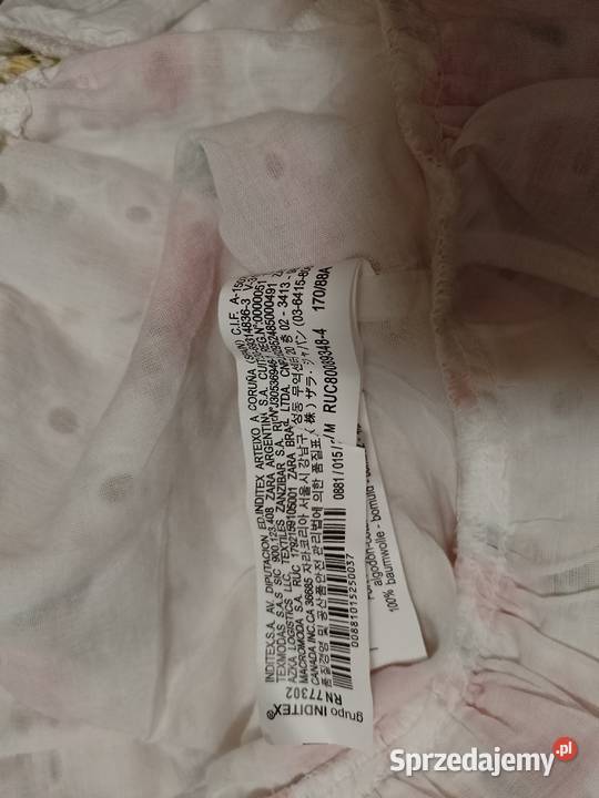 38M ZARA Ażurowa spódnica letnia z Madrytu Długość Mini Kraków