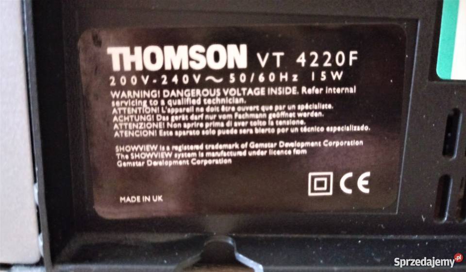 Nowy Thomson Made in UK magnetowidpilot okazja Otwock