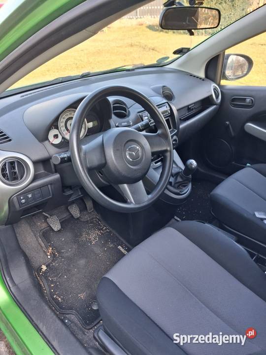 Mazda 2 14 benzyna zielony lubuskie Złotnik
