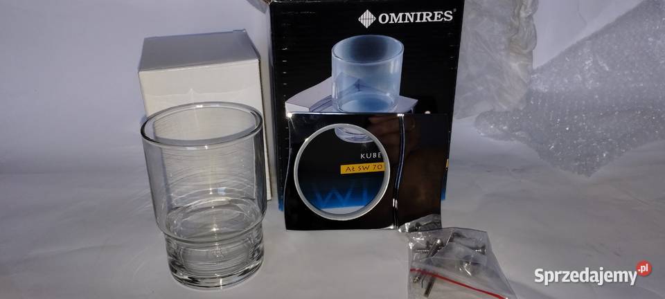 Kubek na Szczoteczki do Zębów Szkło Chrom łódzkie Łódź sprzedam