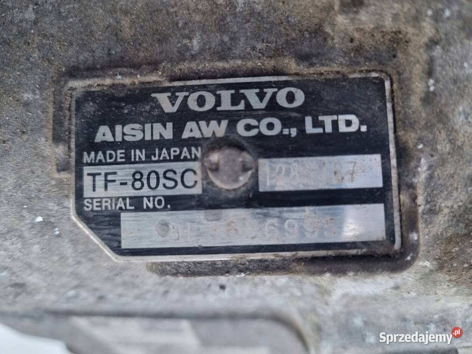AUTOMATYCZNA SKRZYNIA BIEGÓW Volvo S80 II 24 D lubelskie Rudka sprzedam