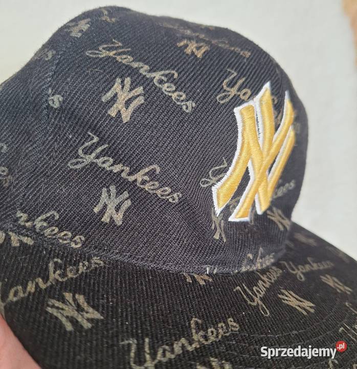 Fullcap Era Yankees czapka unisex czarna złota