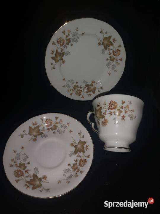 Filiżanka z talerzykiem Cocclough Jesienne Gdańsk