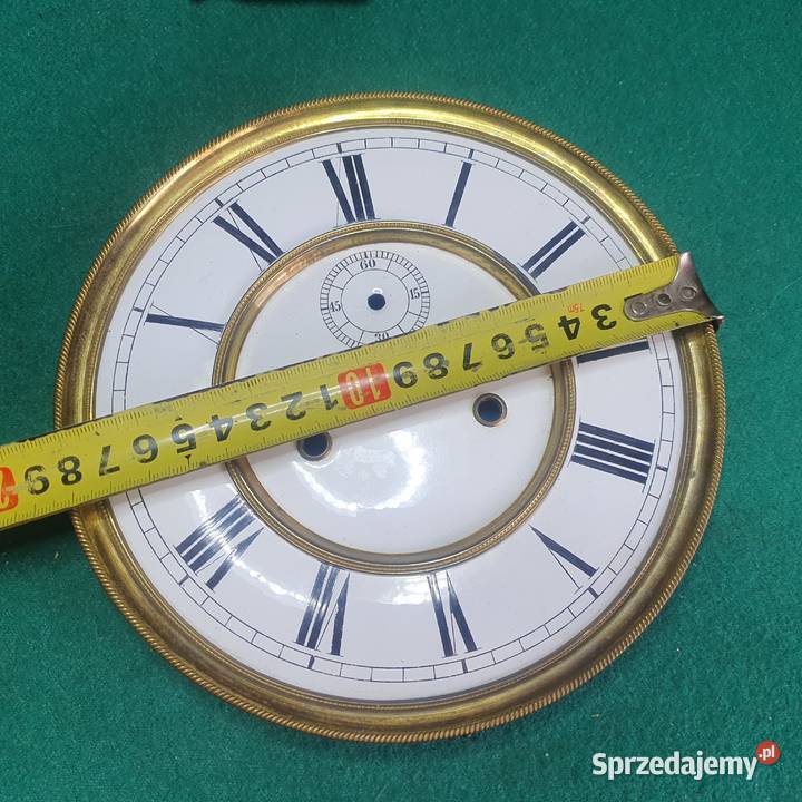 Biała tarcza porcelanowa 185 do zegara linkowego Wrocław sprzedam