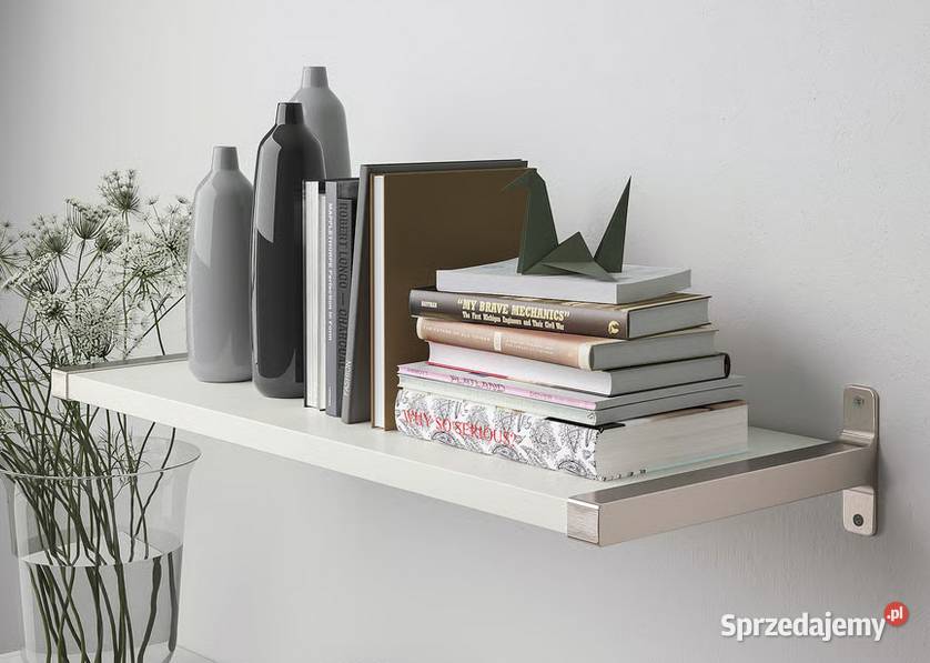Ikea Bergshult biała półka ścienna 80x30 Kraków sprzedam