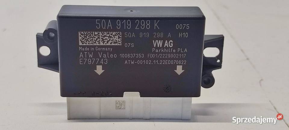 VW TIGUAN II MODUŁ PARKOWANIA PDC 5QA919298K osobowe