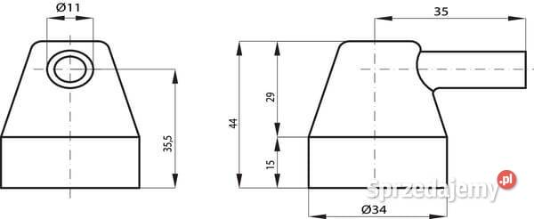 Osłona gumowa 17111001 Osprzęt roboczy Kamionna