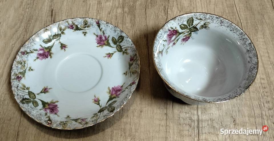 Flaczarka 300ml z talerzykiem IWONA Porcelana wielkopolskie