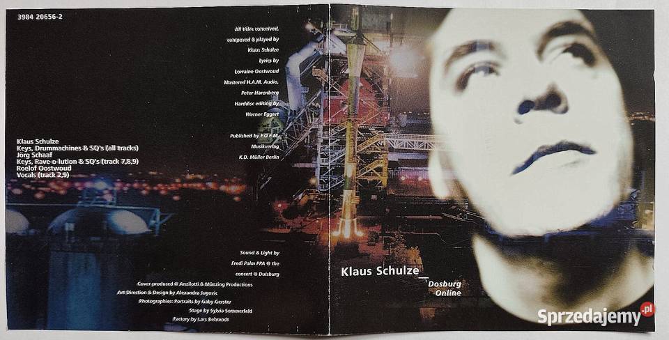 CD Klaus Schulze Dosburg Online Koncert w elektroniczna