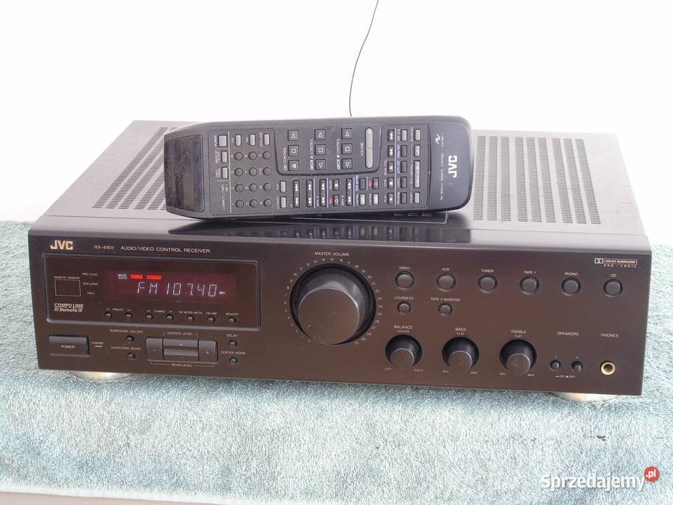 Amplituner JVC RX416 pilot mocny i sprawny Amplitunery