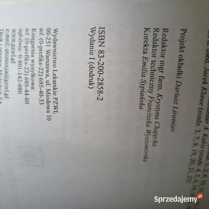 Technologia nowoczesnych postaci leków książki Warszawa sprzedam
