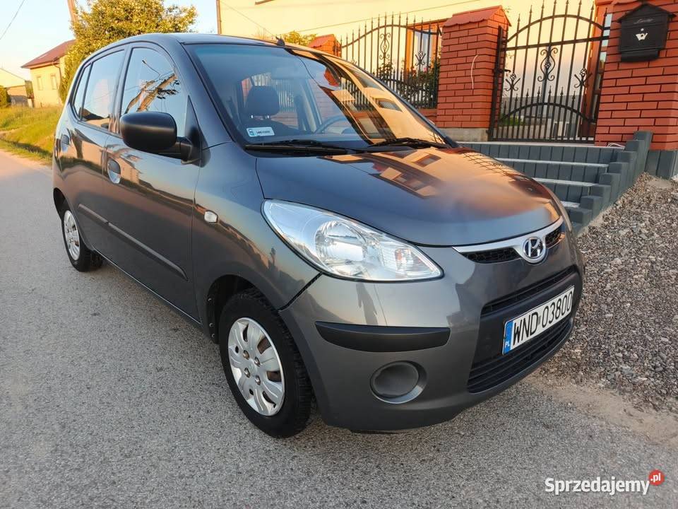 Hyundai i10 Salon Polska 12 benzyna 2008 R niski Krajno-Zagórze