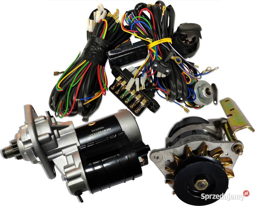 WZMOCNIONY Rozrusznik Alternator Instalacja Pozostałe