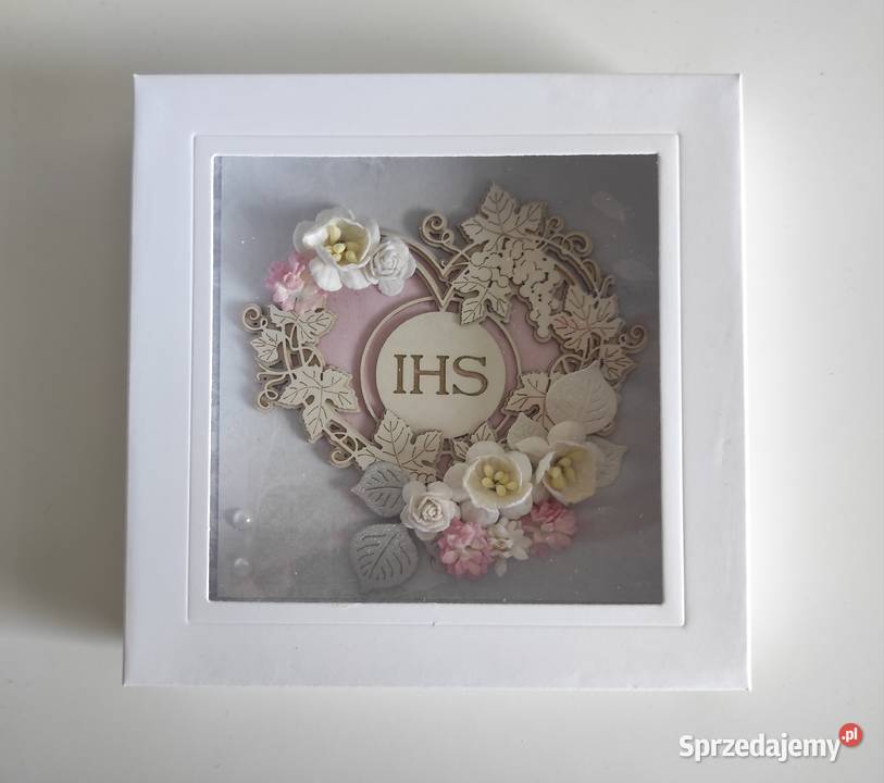 Kartka w pudełku ręcznie robiona na Pamiątkę Łódź