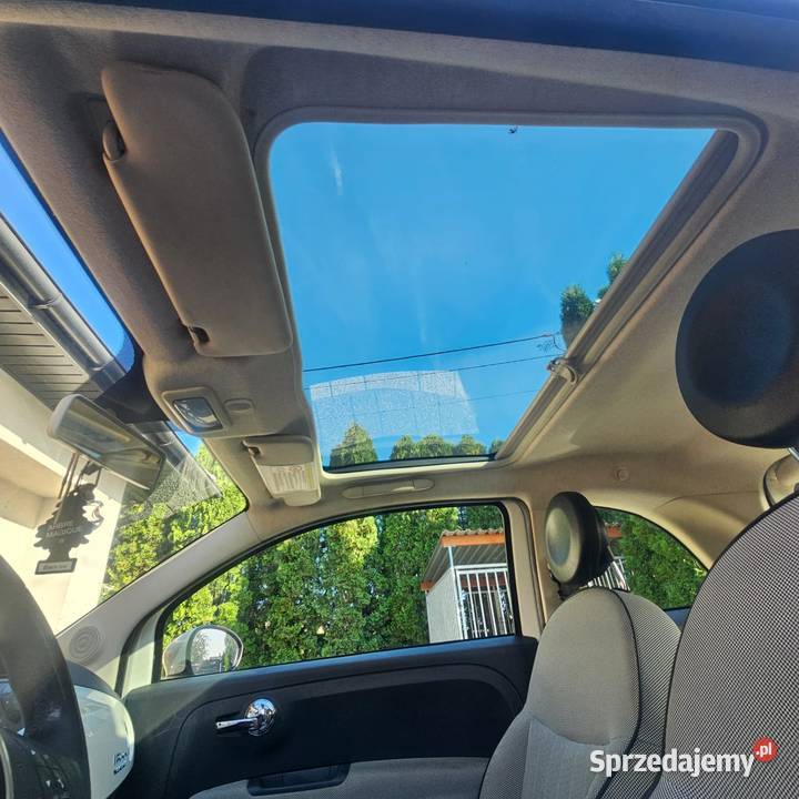 Fiat 500 12b panorama klimatyzacja alufelgi isofix Kutno