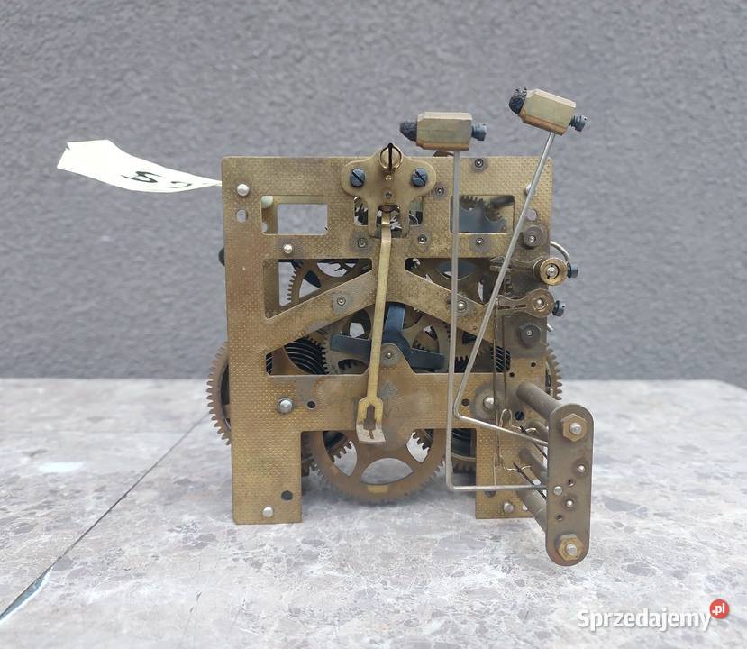 522 Mechanizm starego zegara ściennego Junghans Tczew