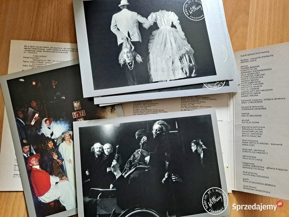 Teatr Witkiewicza FOLDER 16 URODZIN 2001 Kraków