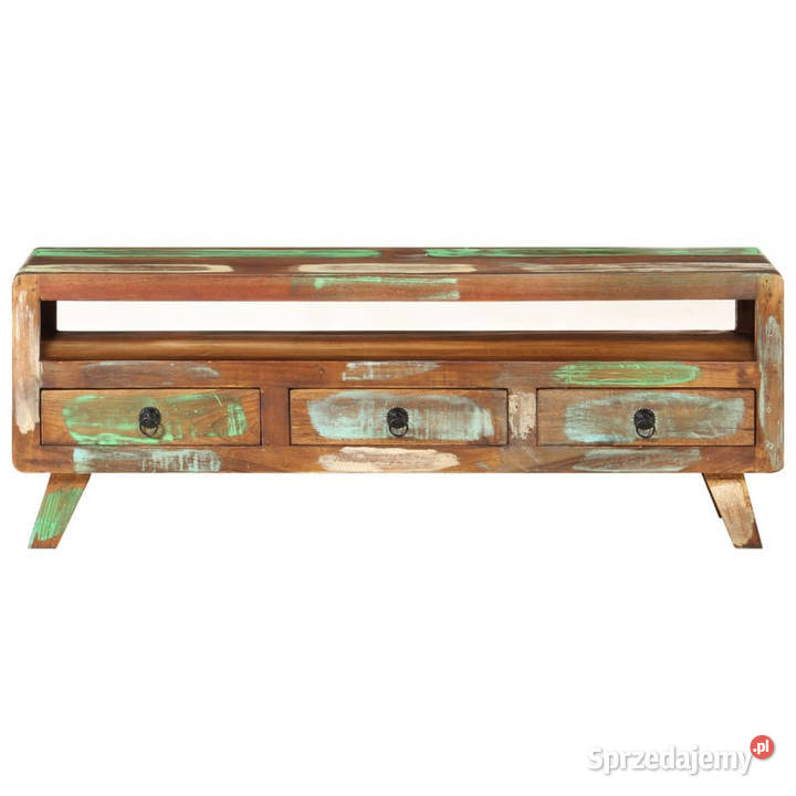 Szafka pod telewizor kolorowa 110x30x40 drewno z Warszawa
