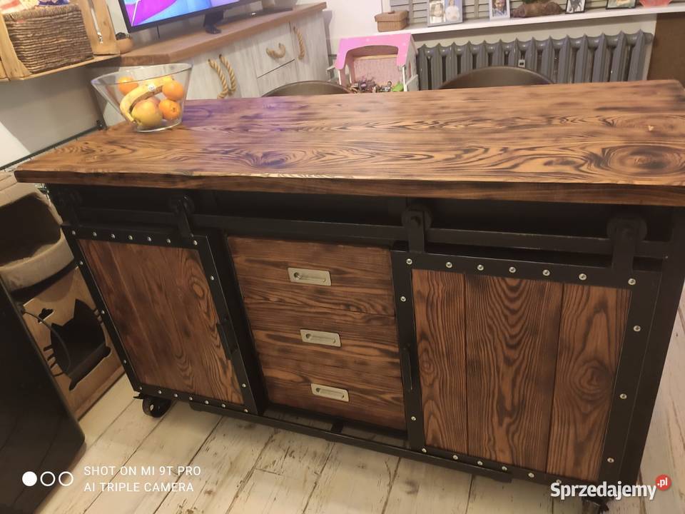 Industrialna Wyspa KuchennaMeble kuchenne Loft sprzedam
