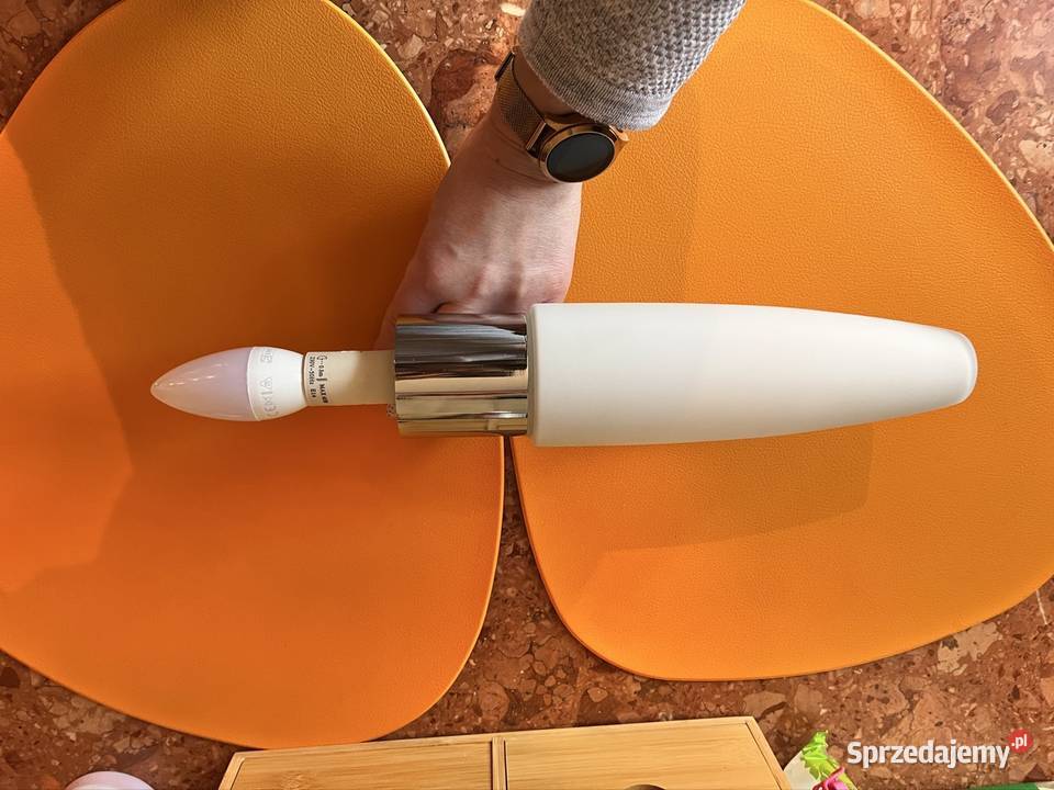 Kinkiety ścienne chromowane 2 sztuki mazowieckie Lucynów