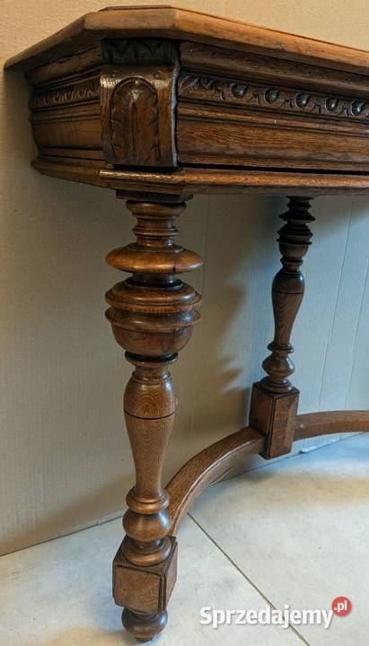 Piękna dębowa konsola eklektycznasklep Dąbrowa śląskie Dąbrowa Górnicza