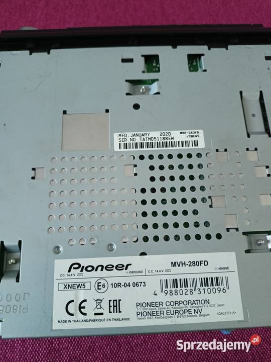 Radioodtwarzacz Pioneer mvh280Fd Car audio Kasina Wielka