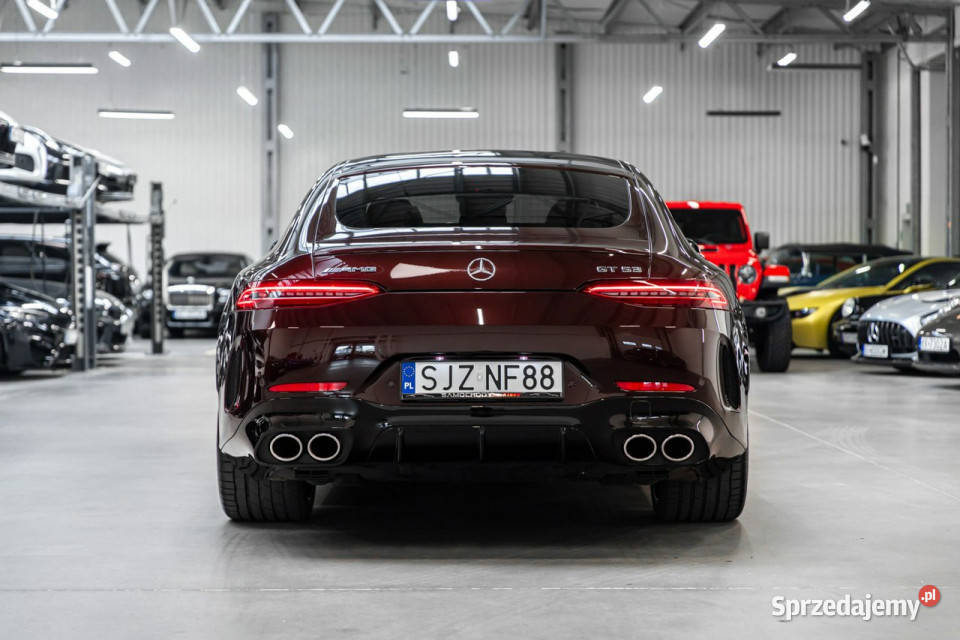Mercedes AMG GT 53 AMG 4Matic Salon Polska wielofunkcyjna kierownica Węgrzce