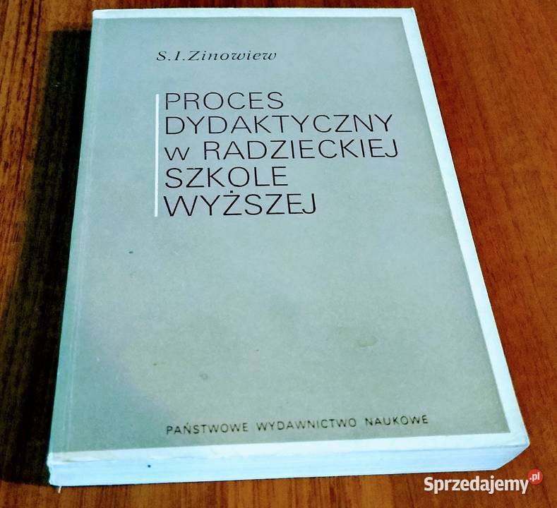 Proces dydaktyczny w radzieckiej szkole wyższej pomorskie Gdańsk sprzedam
