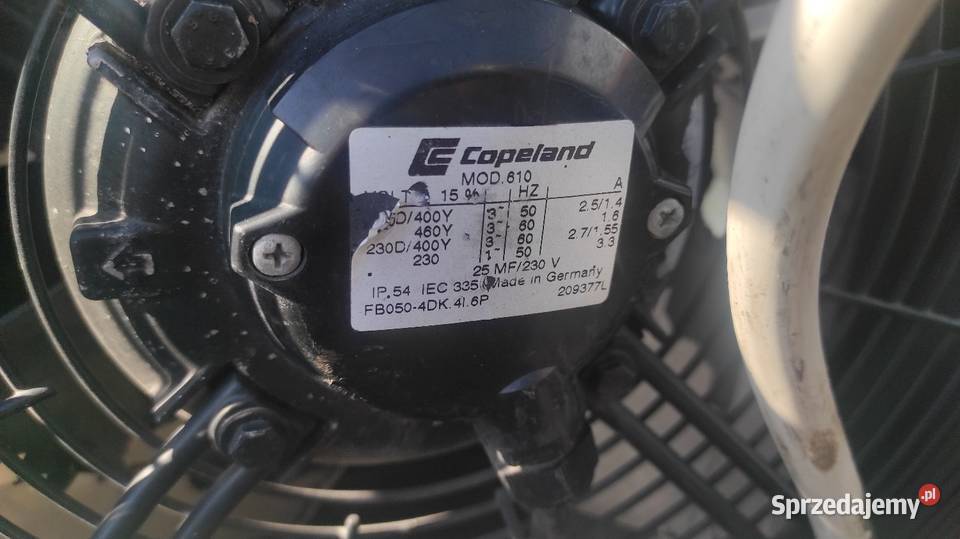 Używany kpl agregat sprężarka chłodnicza Krobia