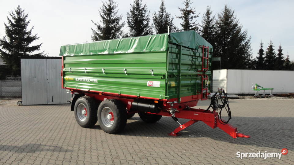 Przyczepa rolnicza Tandem burtowa paletowa PT512 Pronar Przyczepy rolnicze łódzkie
