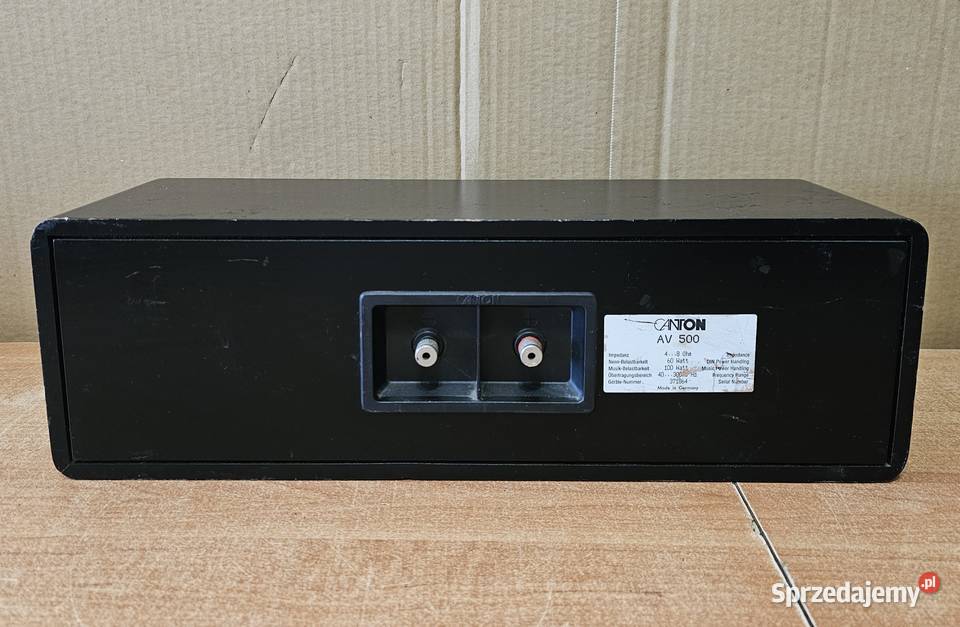 Kolumna centralna CANTON AV500 Słuchawki i głośniki lubuskie Gorzów Wielkopolski