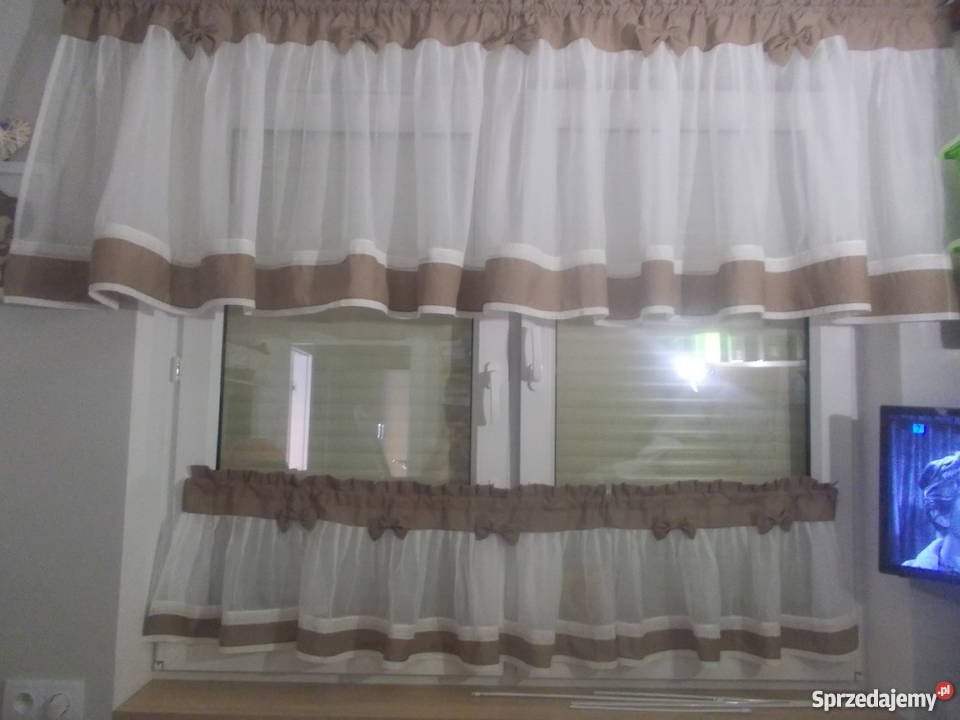 komplet zasłony lambrekin Włocławek