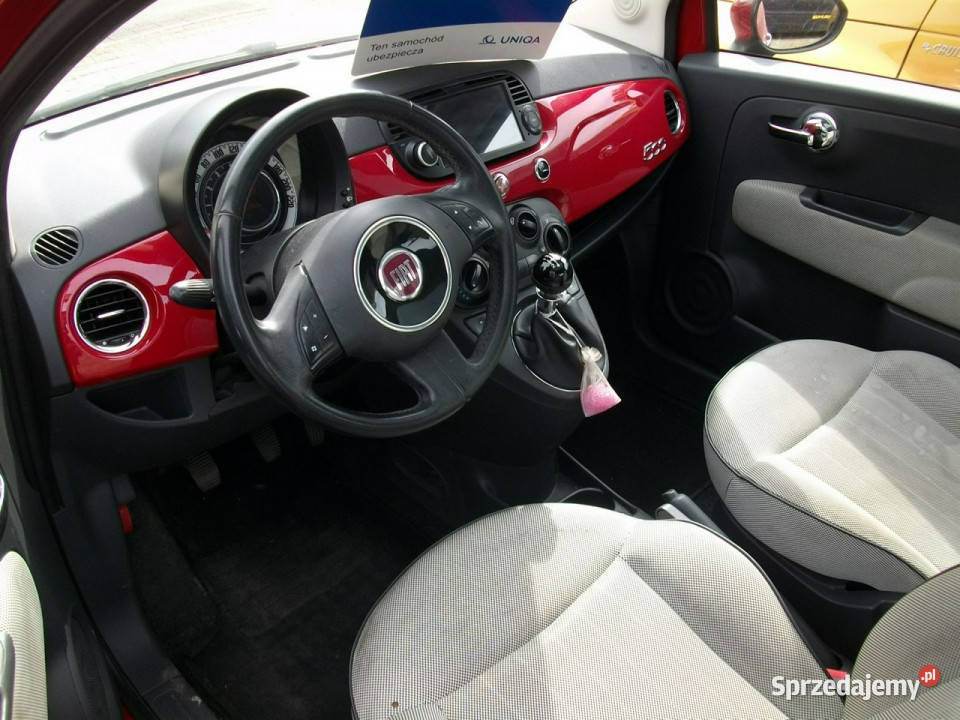 Fiat 500 Fiat 500 I 2007 czerwony 500 Katowice