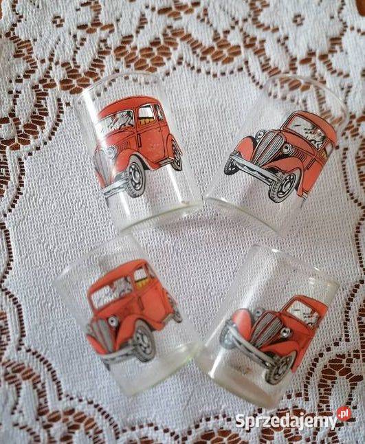 Kieliszki do wódki z nadrukiem auta SimcaSztuk 4