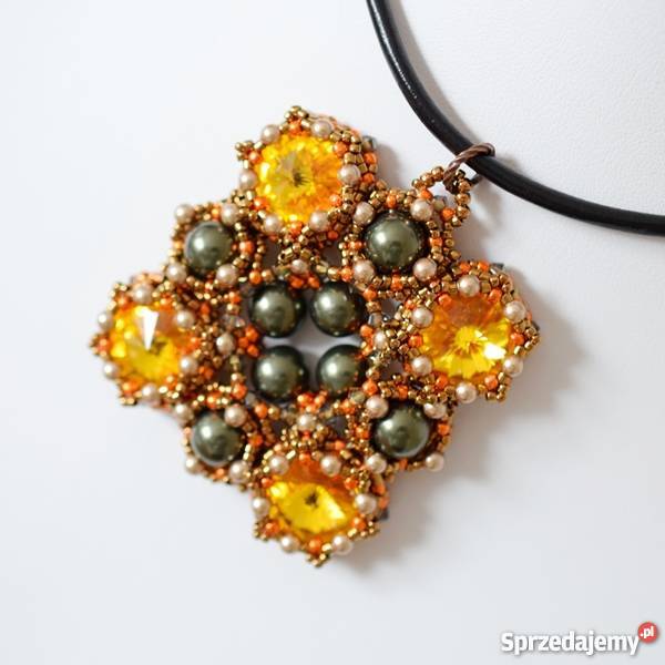 Wisior z kryształkami Swarovskiego kujawsko-pomorskie