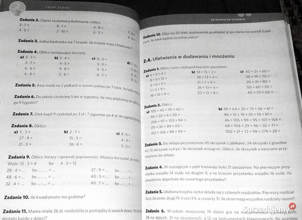 Matematyka z klasą Kl 4 Zbiór zadań Monika Kunc