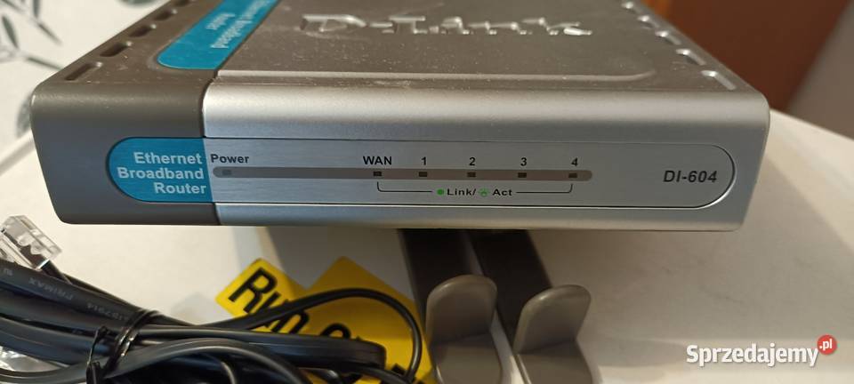 Router TPLink DI604 Tp-Link Internet i komunikacja kujawsko-pomorskie Złotniki Kujawskie