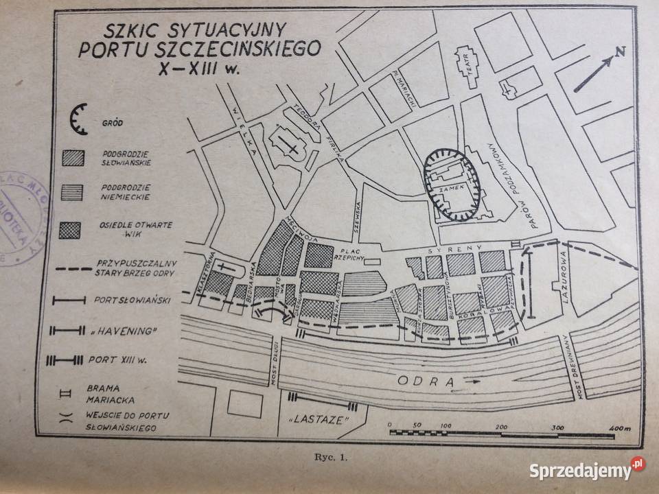 3025 Port Średniowiecznego Szczecina Antykwariat Szczecin