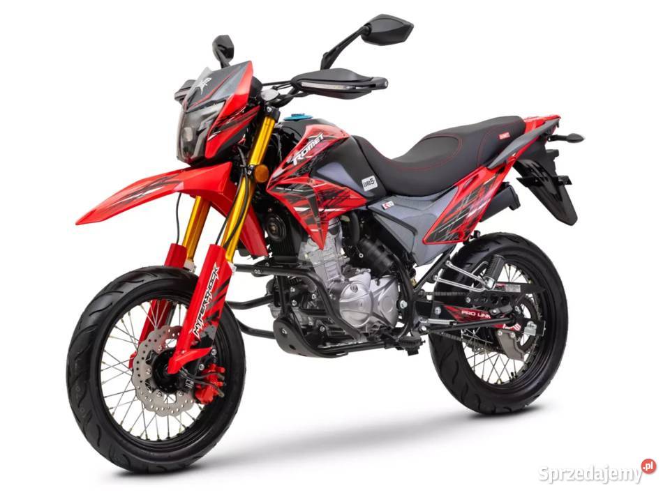 Motocykl ROMET CRS 125cc EURO 5 czerwonoszary