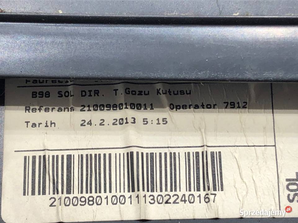 SCHOWEK PASAŻERA RENAULT CLIO IV Hatchback PÓŁKA osobowe