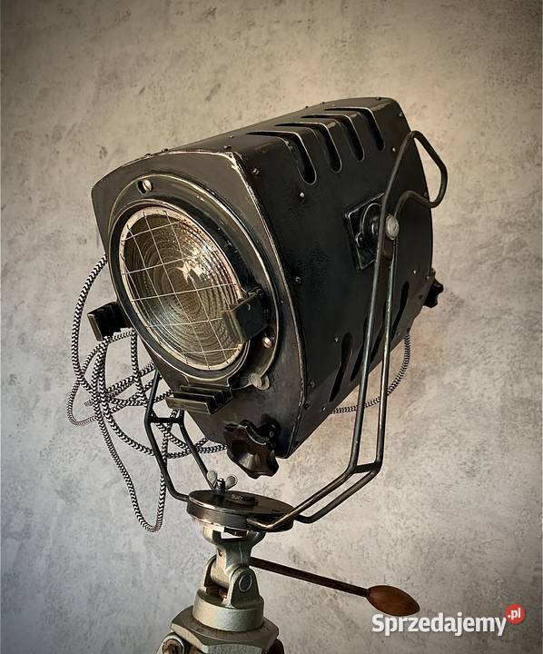 Lampa loft zabytek teatralny lata 70 TEATR PRL Poznań