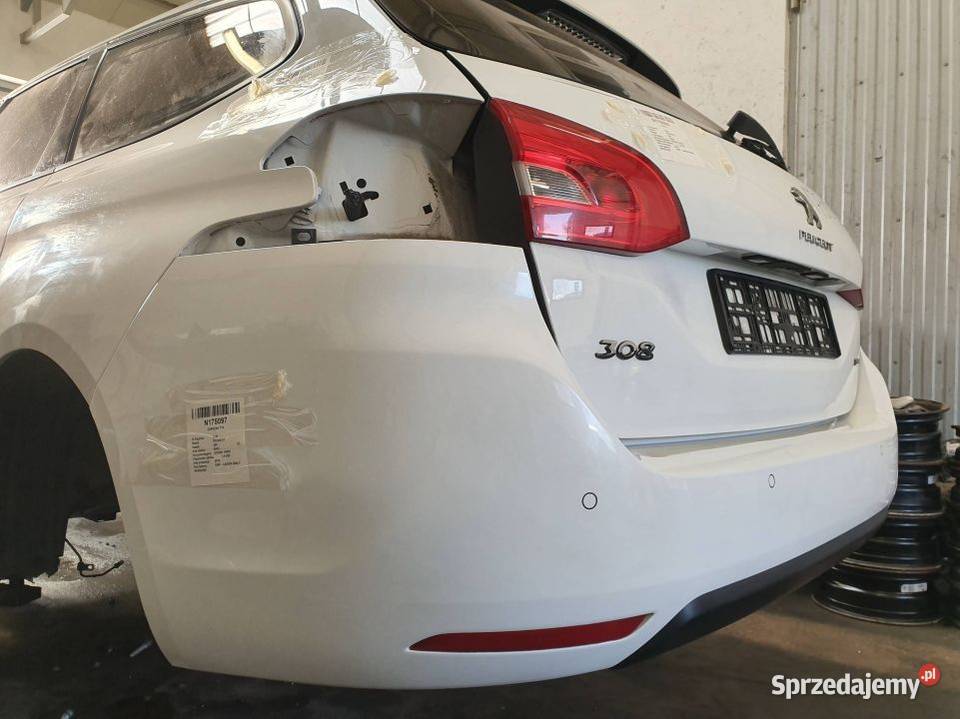 ZDERZAK TYŁ PEUGEOT 308 EWP PDC osobowe Lipno
