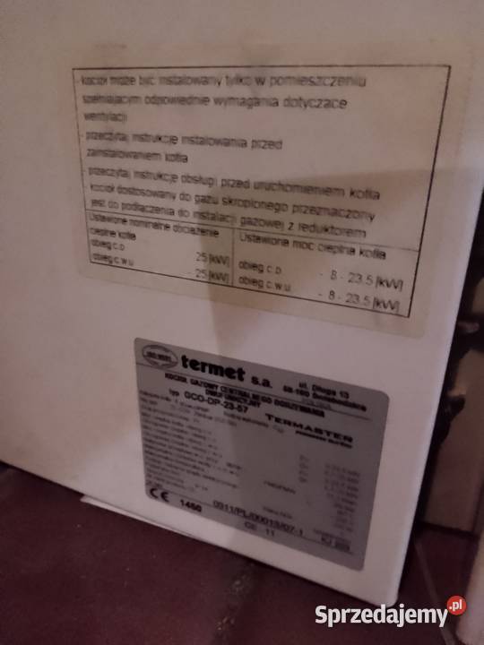 Termet Termaster Turbo 2 sztuki uszkodzone