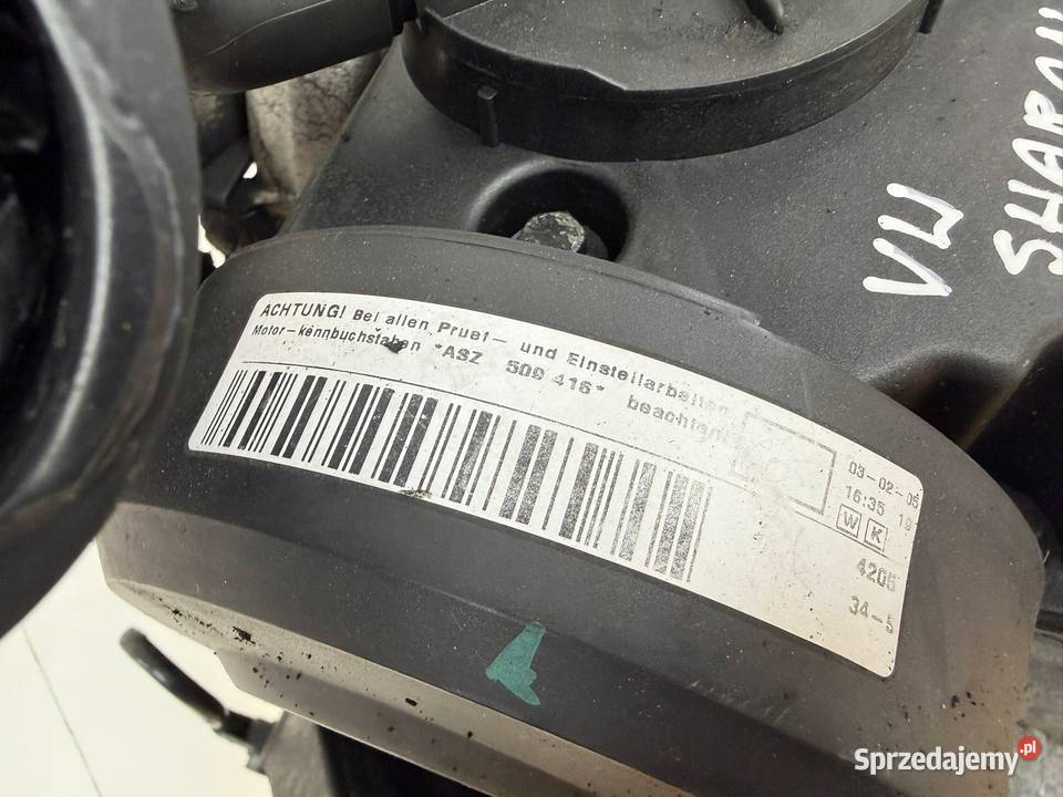 SILNIK ASZ VW Golf IV Bora Audi A3 8L Octavia Silniki kompletne Chełm