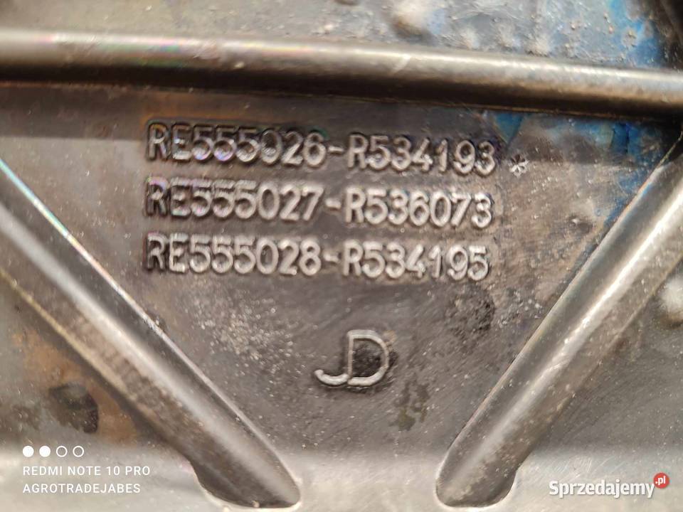 Pokrywa zaworów John Deere 6155R R534105 Wilkowo