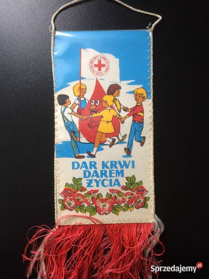 2815 Proporczyk Honorowy Dawca Krwi Szczecin