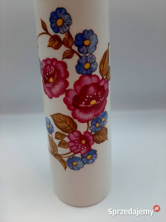Piękny porcelanowy wazon sygnowany niemiecki Inowrocław